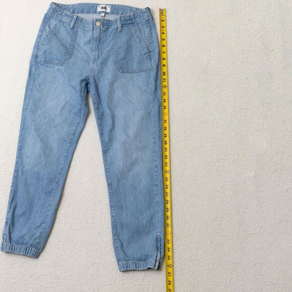 Paige Mayslie Jogger Light Wash Jeans Women's Sz 29 - Picture 13 of 16
